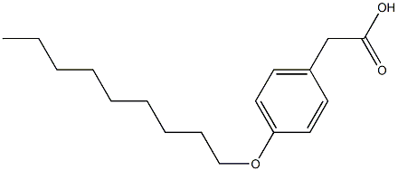 2-[4-(nonyloxy)phenyl]acetic acid Structure