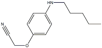 2-[4-(pentylamino)phenoxy]acetonitrile 구조식 이미지