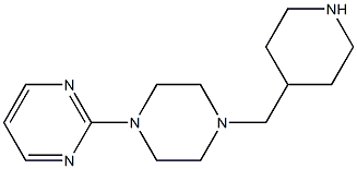 2-[4-(piperidin-4-ylmethyl)piperazin-1-yl]pyrimidine Structure