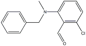 2-[benzyl(methyl)amino]-6-chlorobenzaldehyde Structure