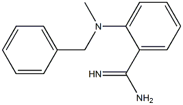 2-[benzyl(methyl)amino]benzene-1-carboximidamide Structure