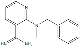 2-[benzyl(methyl)amino]pyridine-3-carboximidamide 구조식 이미지