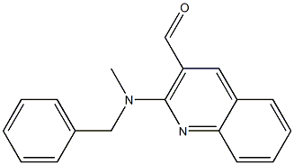 2-[benzyl(methyl)amino]quinoline-3-carbaldehyde Structure