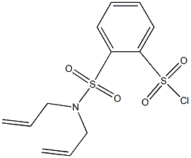 2-[bis(prop-2-en-1-yl)sulfamoyl]benzene-1-sulfonyl chloride Structure