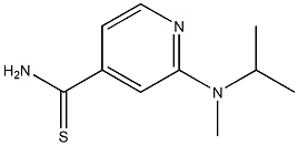 2-[isopropyl(methyl)amino]pyridine-4-carbothioamide 구조식 이미지