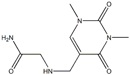 2-{[(1,3-dimethyl-2,4-dioxo-1,2,3,4-tetrahydropyrimidin-5-yl)methyl]amino}acetamide Structure