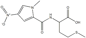2-{[(1-methyl-4-nitro-1H-pyrrol-2-yl)carbonyl]amino}-4-(methylthio)butanoic acid Structure