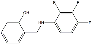 2-{[(2,3,4-trifluorophenyl)amino]methyl}phenol Structure