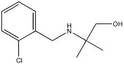 2-{[(2-chlorophenyl)methyl]amino}-2-methylpropan-1-ol Structure