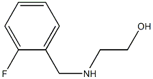 2-{[(2-fluorophenyl)methyl]amino}ethan-1-ol 구조식 이미지