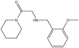 2-{[(2-methoxyphenyl)methyl]amino}-1-(piperidin-1-yl)ethan-1-one Structure