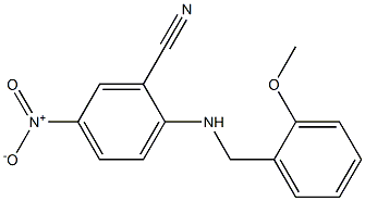 2-{[(2-methoxyphenyl)methyl]amino}-5-nitrobenzonitrile 구조식 이미지