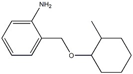 2-{[(2-methylcyclohexyl)oxy]methyl}aniline Structure