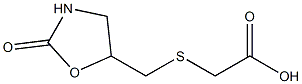 2-{[(2-oxo-1,3-oxazolidin-5-yl)methyl]sulfanyl}acetic acid 구조식 이미지