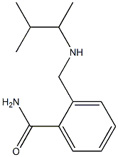 2-{[(3-methylbutan-2-yl)amino]methyl}benzamide 구조식 이미지