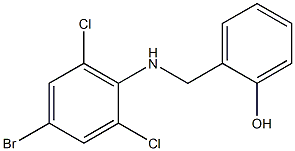 2-{[(4-bromo-2,6-dichlorophenyl)amino]methyl}phenol Structure