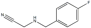 2-{[(4-fluorophenyl)methyl]amino}acetonitrile 구조식 이미지