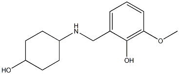 2-{[(4-hydroxycyclohexyl)amino]methyl}-6-methoxyphenol Structure