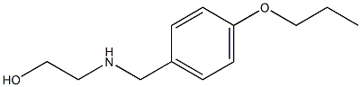 2-{[(4-propoxyphenyl)methyl]amino}ethan-1-ol 구조식 이미지