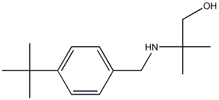2-{[(4-tert-butylphenyl)methyl]amino}-2-methylpropan-1-ol 구조식 이미지