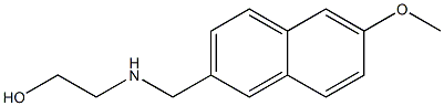 2-{[(6-methoxynaphthalen-2-yl)methyl]amino}ethan-1-ol 구조식 이미지