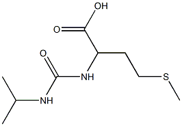 2-{[(isopropylamino)carbonyl]amino}-4-(methylthio)butanoic acid 구조식 이미지