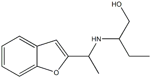 2-{[1-(1-benzofuran-2-yl)ethyl]amino}butan-1-ol 구조식 이미지