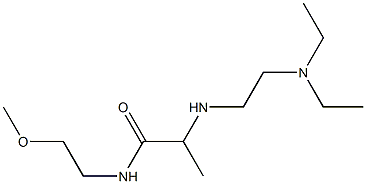 2-{[2-(diethylamino)ethyl]amino}-N-(2-methoxyethyl)propanamide Structure