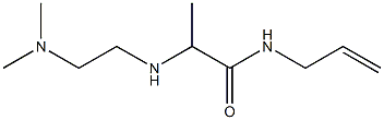 2-{[2-(dimethylamino)ethyl]amino}-N-(prop-2-en-1-yl)propanamide 구조식 이미지