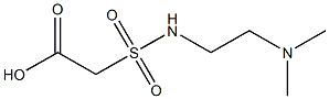 2-{[2-(dimethylamino)ethyl]sulfamoyl}acetic acid Structure