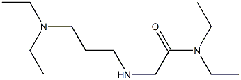 2-{[3-(diethylamino)propyl]amino}-N,N-diethylacetamide 구조식 이미지