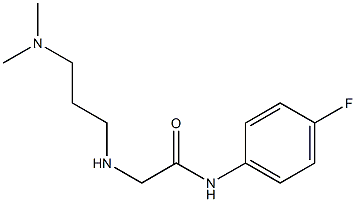 2-{[3-(dimethylamino)propyl]amino}-N-(4-fluorophenyl)acetamide Structure