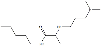 2-{[3-(dimethylamino)propyl]amino}-N-pentylpropanamide 구조식 이미지