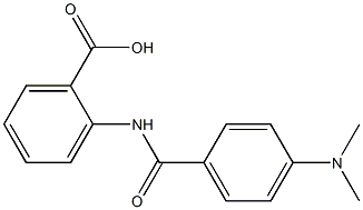 2-{[4-(dimethylamino)benzene]amido}benzoic acid Structure