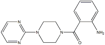 2-{[4-(pyrimidin-2-yl)piperazin-1-yl]carbonyl}aniline 구조식 이미지