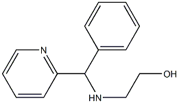 2-{[phenyl(pyridin-2-yl)methyl]amino}ethan-1-ol Structure