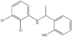 2-{1-[(2,3-dichlorophenyl)amino]ethyl}phenol 구조식 이미지