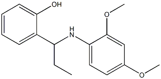 2-{1-[(2,4-dimethoxyphenyl)amino]propyl}phenol 구조식 이미지