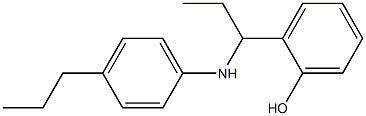 2-{1-[(4-propylphenyl)amino]propyl}phenol 구조식 이미지