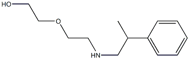2-{2-[(2-phenylpropyl)amino]ethoxy}ethan-1-ol 구조식 이미지