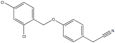 2-{4-[(2,4-dichlorophenyl)methoxy]phenyl}acetonitrile Structure