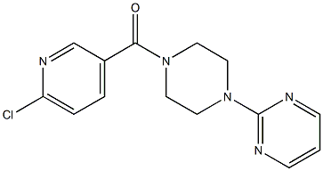 2-{4-[(6-chloropyridin-3-yl)carbonyl]piperazin-1-yl}pyrimidine Structure