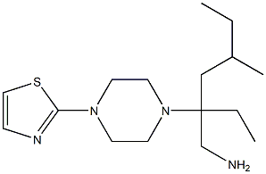 2-{4-[3-(aminomethyl)-5-methylheptan-3-yl]piperazin-1-yl}-1,3-thiazole 구조식 이미지