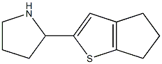 2-{4H,5H,6H-cyclopenta[b]thiophen-2-yl}pyrrolidine Structure
