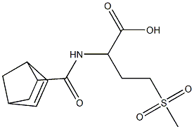 2-{bicyclo[2.2.1]hept-5-en-2-ylformamido}-4-methanesulfonylbutanoic acid 구조식 이미지