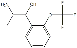 2-amino-1-[2-(trifluoromethoxy)phenyl]propan-1-ol Structure