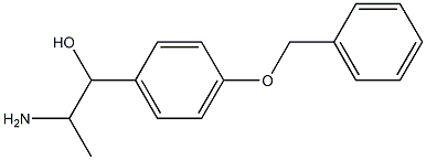 2-amino-1-[4-(benzyloxy)phenyl]propan-1-ol 구조식 이미지