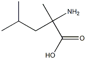 2-amino-2,4-dimethylpentanoic acid 구조식 이미지