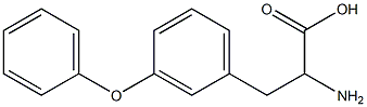 2-amino-3-(3-phenoxyphenyl)propanoic acid 구조식 이미지