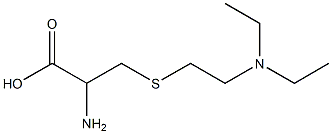 2-amino-3-{[2-(diethylamino)ethyl]thio}propanoic acid 구조식 이미지